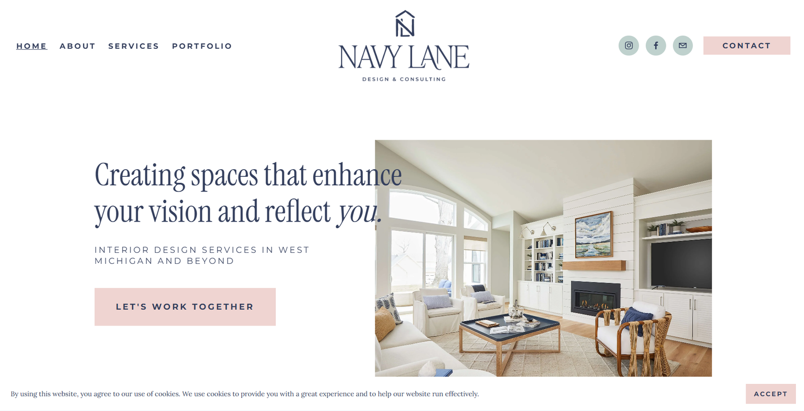 Navy Lane Portfolio Page